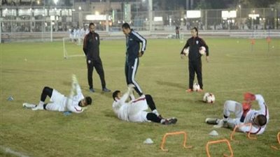 حارس ناشئ يشارك في تدريبات الفريق الأول بالزمالك