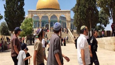 تفاصيل اقتحام 89 مستوطنًا باحات المسجد الأقصى بحماية من شرطة الاحتلال