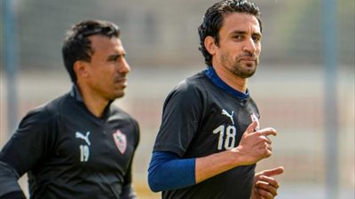 أيمن حفني يشارك في التدريبات الجماعية للزمالك