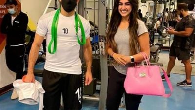 نوران خليل .. قصة فتاة الجيم التى ظهرت مع محمد صلاح وأشعلت السوشيال ميديا
