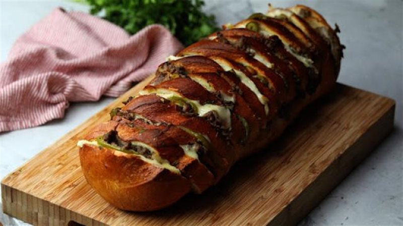 رول الخبز المحشى