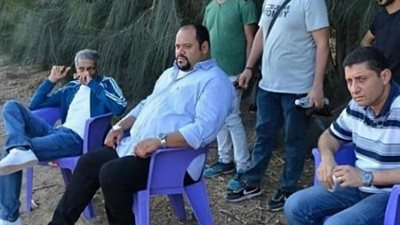 محمد ممدوح مع سيد رجب في كواليس مسلسل ”لعبة نيوتن”: كل مرة بتعلم منه