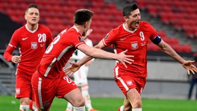 في غياب ليفاندوفسكي.. بولندا تحل ضيفا على إنجلترا في تصفيات كأس العالم