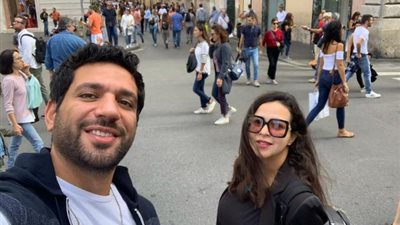 حسن الرداد يحتفل بعيد ميلاد زوجته إيمي سمير غانم: حب للأبد