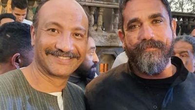 أحمد فهيم وأمير كرارة في كواليس تصوير مسلسل ”نسل الأغراب”