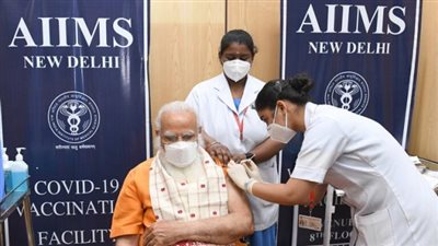 رئيس وزراء الهند يتلقى الجرعة الثانية من لقاح كورونا