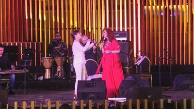 بالصور.. لينا شاماميان تلهب حماس جمهور دار الأوبرا المصرية وأصالة نصري مفاجأة الحفل