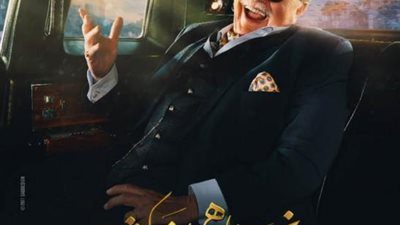 يحيى الفخرانى يودع الديكور الخاص بمسلسله الجديد