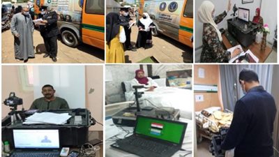 إستخراج وتجديد بطاقات الرقم القومى لعدد من المواطنين بمحافظة المنوفية