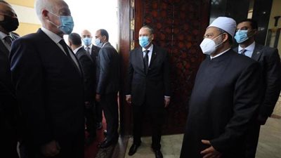 شاهد.. ما هي أهم الملفات التي حملها الرئيس التونسي لشيخ الأزهر اليوم؟