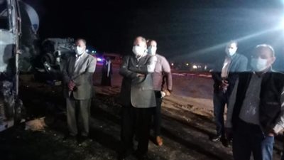 احتراق 22 مواطن.. معلومات خطيرة عن حادث التصادم في أسيوط