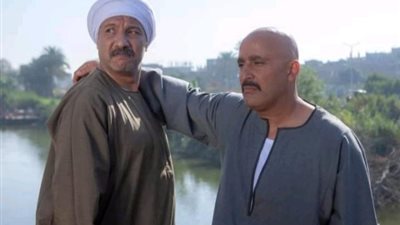 أحمد السقا وأحمد فهيم في صورة جديدة من كواليس مسلسل ”نسل الأغراب”