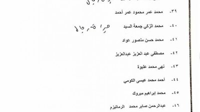 ننشر صورة من محضر تحقيقات النيابة العامة في حادث قطار طوخ