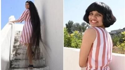 بعد 12 عامًا.. حكاية رابونزيل الحقيقية التى تبرعت بشعرها لمتحف كبير