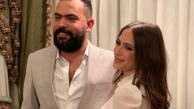 كلاكيت تاني مرة.. خالد عليش يحتفل بعقد قرانه على المذيعة مريهان عمرو (صور)