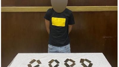 بالصورة .. سقوط أحد الأشخاص بالقاهرة بحوزته كمية من مخدر الحشيش