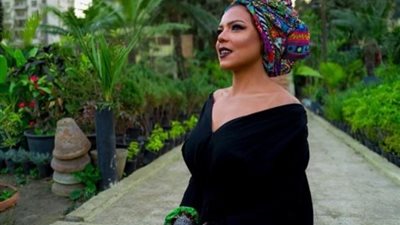 ناهد السباعى بإطلالة مثيرة فى أحدث ظهور لها