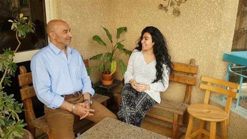 ميرهان حسين ووالدها