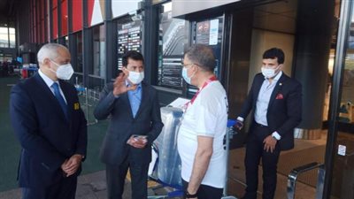 صبحي وحطب يصلان طوكيو لحضور فاعليات الأولمبياد