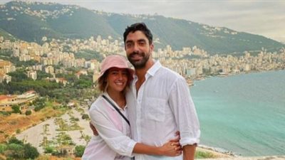 بـ هوت شورت.. هند عبد الحليم تستمتع مع زوجها بالعطلة الصيفية على جبال لبنان (صور)