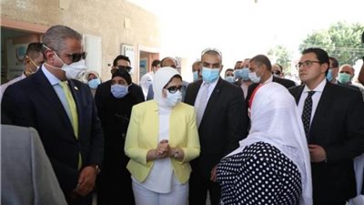 وزيرة الصحة تتفقد وحدة صحة ”جرفس” بالفيوم
