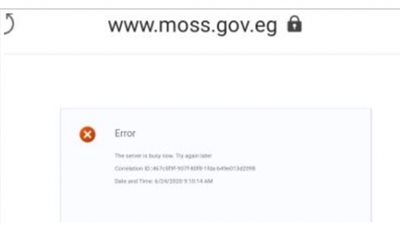 في أول أيام الاستعلام عن العلاوات الخمس.. العطل يهاجم موقع هيئة التأمينات الاجتماعية