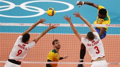 فوز البرازيل على تونس وإيطاليا على كندا في منافسات الكرة الطائرة بالأولمبياد