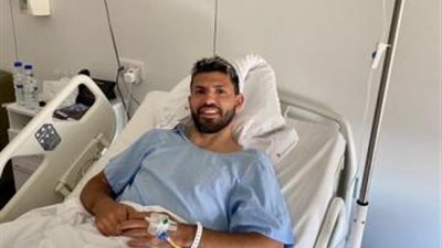 أجويرو يجرى جراحة ناجحة فى الركبة اليسرى