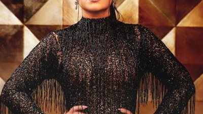 بوسى بإطلالة ناعمة فى أحدث جلسة تصوير لها