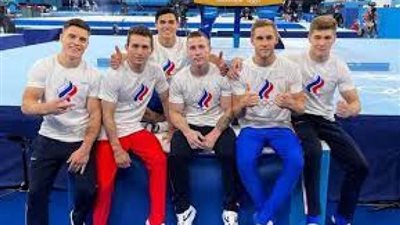فوز الفريق الروسي بذهبية الجمباز الفني للرجال في طوكيو