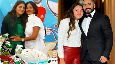 ”مشكلتها بتحب تامر حسني أكتر مني”.. زينة تحتفل بعيد ميلاد نجلة شقيقتها