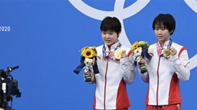 الصين تتوج بذهبية في الغطس المتزامن للسيدات بأولمبياد طوكيو