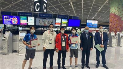 وزير الرياضة يعود للقاهرة بعد مساندة البعثة المصرية بأولمبياد طوكيو