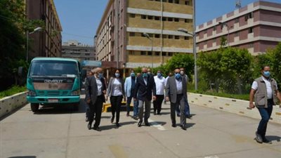 بالصور .. تعرف علي تفاصيل زيارة محافظ الجيزة لمدينة الطلبة بالعجوزة