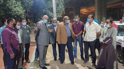 بالصور .. محافظ الجيزة يتفقد طريق ترعة المريوطية لمتابعة أعمال التطوير