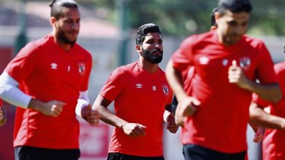 بعد غياب طول.. صالح جمعة يظهر للمره الأولي في التدريبات الجماعية