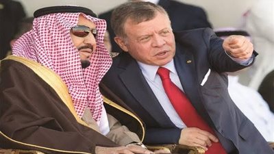 رسالة عاجلة من العاهل الأردني لـ خادم الحرمين الشريفين