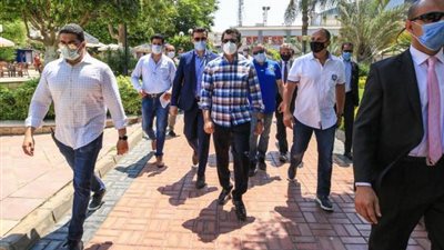 الأهلي يستقبل وزير الشباب والرياضة