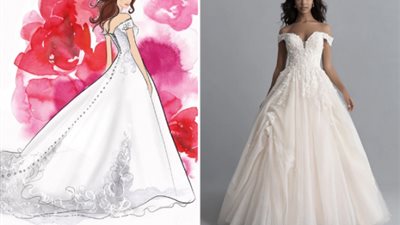 «مثل الأميرات».. ديزنى تطلق مجموعة فساتين زفاف مميزة