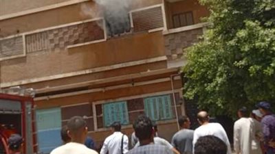 وفاة شخص فى حريق نشب بشقة بجهينة فى سوهاج