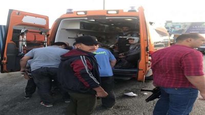 مصرع شخص وإصابة 7 آخرين إثر انقلاب سيارة سوزوكي أعلى محور 26 يوليو