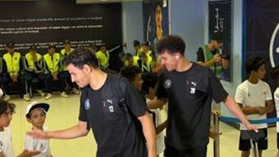 وصول لاعبي بيراميدز لملعب الدفاع الجوي استعدادا لمواجهة الأهلي