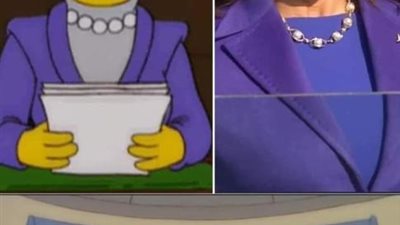 توقعات كارتون عائلة سمبسون لتولي كاميلا هاريس الرئاسة الأمريكية.. حقيقة أم لا؟