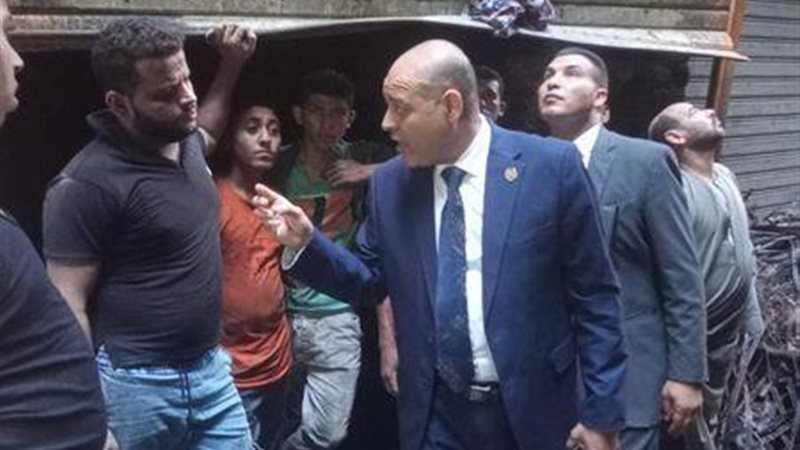 المعاينة لحريق حارة
