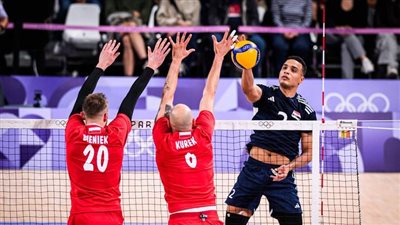 منتخب مصر للطائرة يخسر أمام بولندا بثلاثية في أولمبياد باريس2024