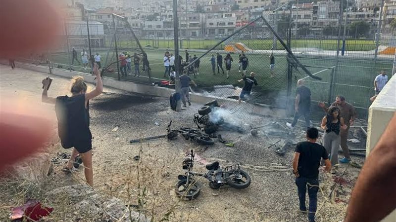 موقع حادث مجدل شمس