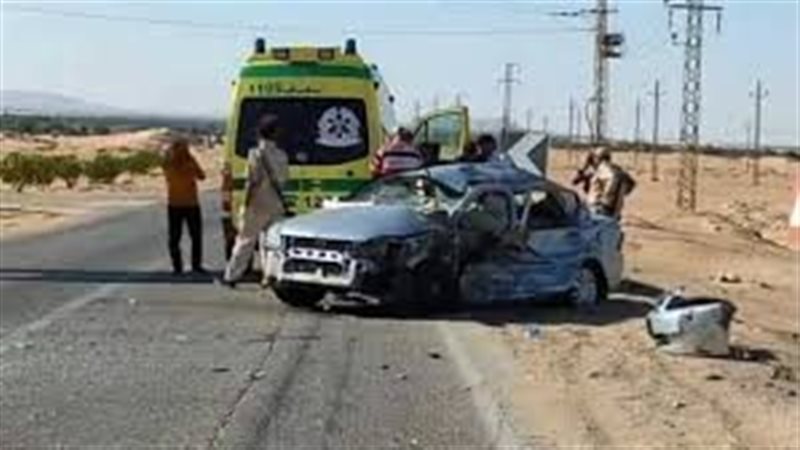 حادث انقلاب سيارة