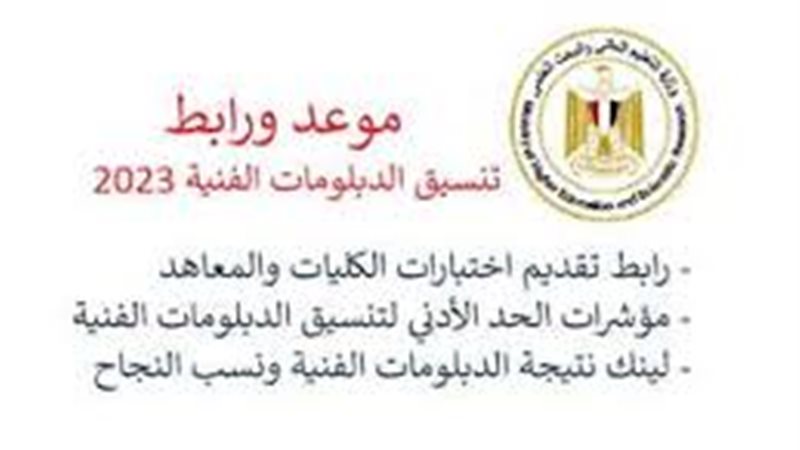 تنسيق الدبلومات الفنية2024