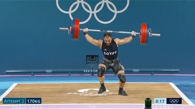 أولمبياد باريس 2024.. إصابة كريم أبو كحلة أثناء خوض منافسات رفع الأثقال