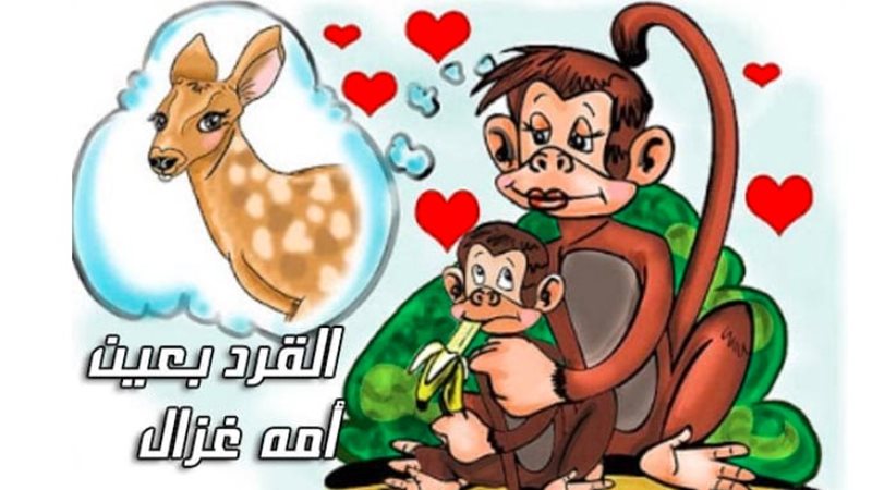 مثل القرد في عين